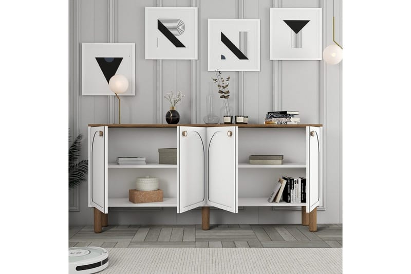 Konsoli Valkoinen - Valkoinen - Huonekalut - Pöytä & ruokailuryhmä - Apupöytä & sivupöytä - Konsolipöytä