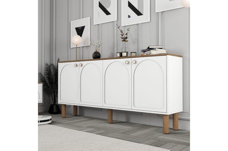 Konsoli Valkoinen - Valkoinen - Huonekalut - Pöytä & ruokailuryhmä - Apupöytä & sivupöytä - Konsolipöytä