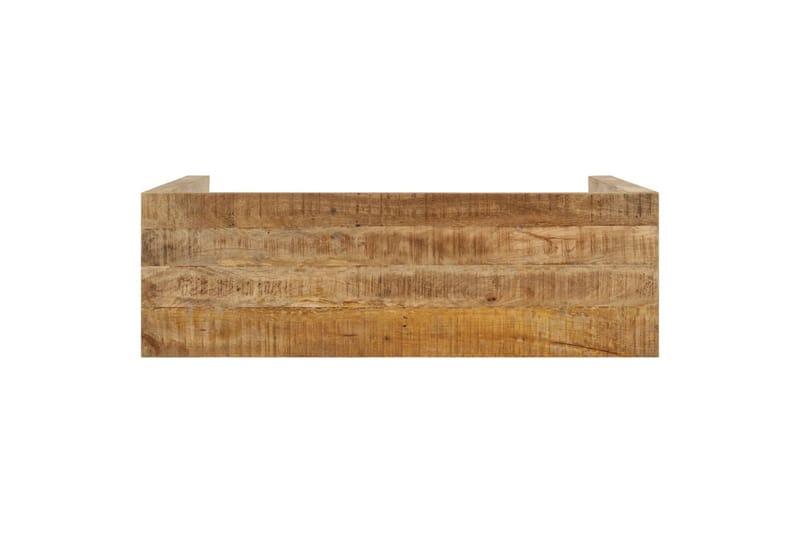 Konsolipöytä 110x35x76 cm karkea mangopuu - Ruskea - Huonekalut - Pöytä & ruokailuryhmä - Apupöytä & sivupöytä - Konsolipöytä