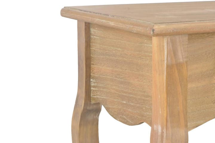 Konsolipöytä 2 laatikolla 120x35x76 cm täysi kuusi - Ruskea - Konsolipöytä - Eteispöytä