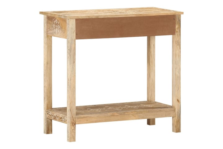 Konsolipöytä 80x35x74 cm täysi mangopuu - Ruskea - Lamppupöytä - Tarjotinpöytä & pikkupöytä