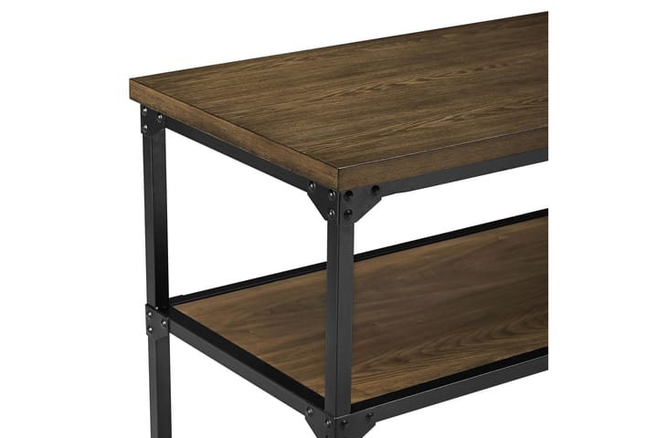 Apupöytä Cassy 121,9 cm Musta/Tummanruskea - Dorel Home - Konsolipöytä - Eteispöytä