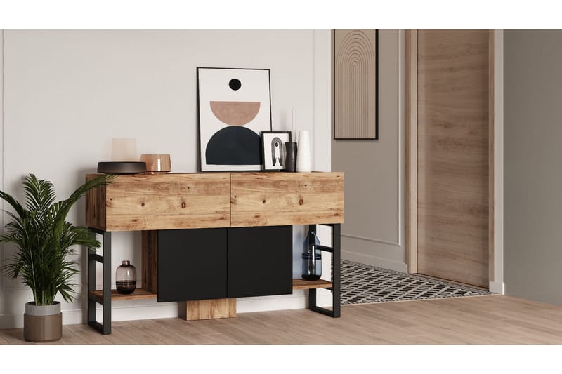 Apupöytä Challinder 139 cm - Luonnonväri - Huonekalut - Pöytä & ruokailuryhmä - Apupöytä & sivupöytä - Konsolipöytä