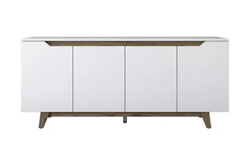 Apupöytä Crozon 180 cm - Valkoinen/Tummanruskea - Huonekalut - Pöytä & ruokailuryhmä - Apupöytä & sivupöytä - Konsolipöytä