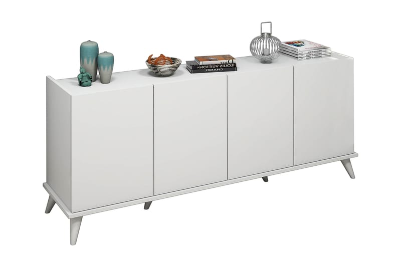 Apupöytä Elegaia 180 cm - Valkoinen - Huonekalut - Pöytä & ruokailuryhmä - Apupöytä & sivupöytä - Konsolipöytä