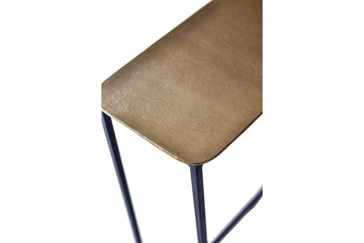 Apupöytä Erjia 80 cm Messinki/Musta - AG Home & Light - Konsolipöytä - Eteispöytä