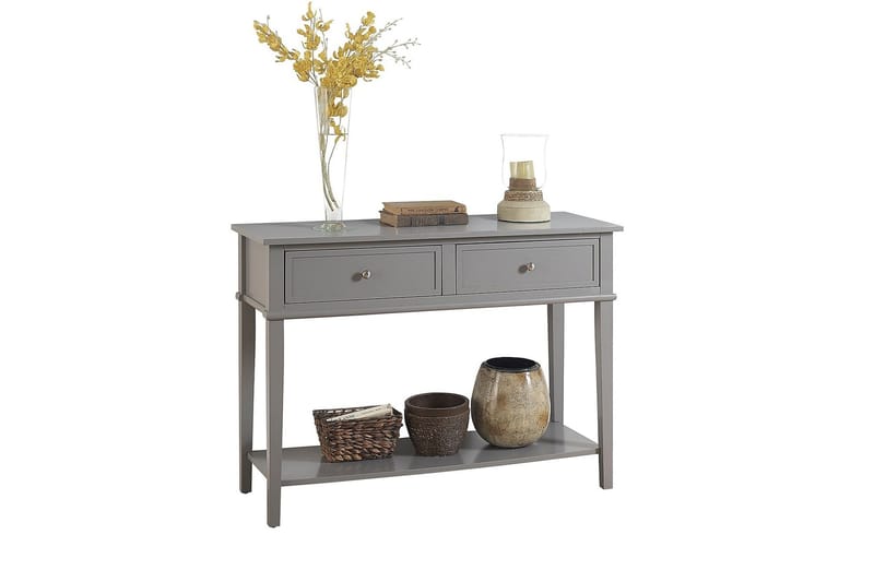 Apupöytä Franklin 104 cm Harmaa - Dorel Home - Huonekalut - Pöytä & ruokailuryhmä - Apupöytä & sivupöytä - Konsolipöytä