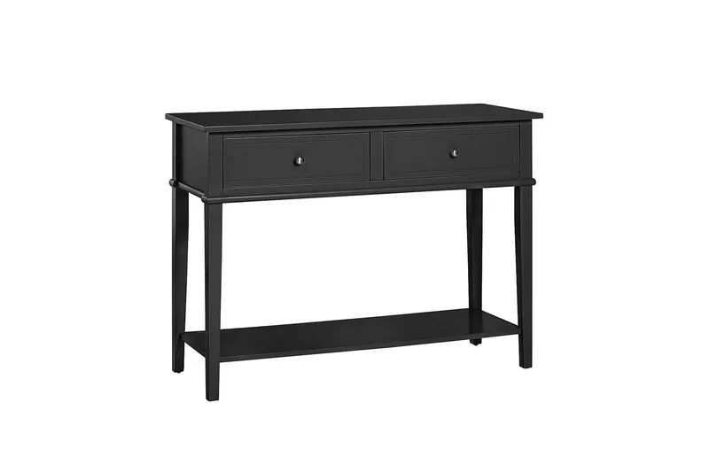 Apupöytä Franklin 104 cm Musta - Dorel Home - Huonekalut - Pöytä & ruokailuryhmä - Apupöytä & sivupöytä - Konsolipöytä