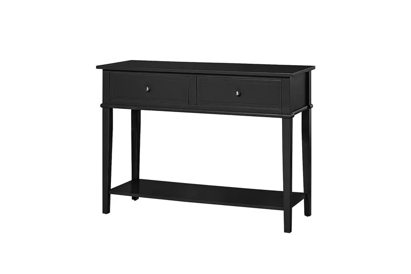 Apupöytä Franklin 104 cm Musta - Dorel Home - Huonekalut - Pöytä & ruokailuryhmä - Apupöytä & sivupöytä - Konsolipöytä