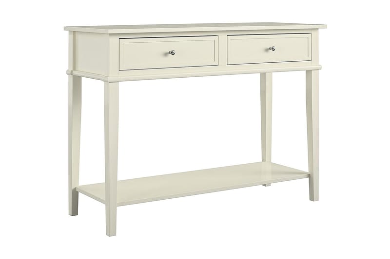 Apupöytä Franklin 104 cm Valkoinen - Dorel Home - Huonekalut - Pöytä & ruokailuryhmä - Apupöytä & sivupöytä - Konsolipöytä