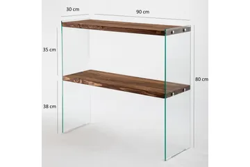 Apupöytä Gronausi 90 cm - Pähkinä - Huonekalut - Pöytä & ruokailuryhmä - Apupöytä & sivupöytä - Konsolipöytä