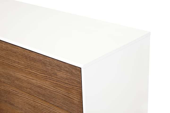 Apupöytä Kalvie - Valkoinen/Ruskea - Konsolipöytä - Eteispöytä
