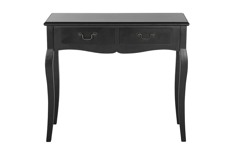 Apupöytä Klawock 90 cm, Musta