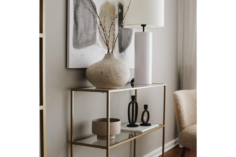 Apupöytä Manwoody 100 cm - Kulta - Huonekalut - Pöytä & ruokailuryhmä - Apupöytä & sivupöytä - Konsolipöytä