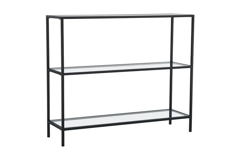 Apupöytä Manwoody 100 cm, Musta