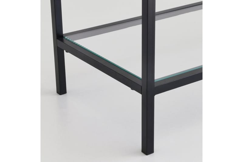 Apupöytä Manwoody 100 cm - Musta - Huonekalut - Pöytä & ruokailuryhmä - Apupöytä & sivupöytä - Konsolipöytä