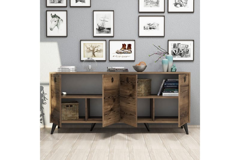 Apupöytä Mastara 180 cm - Tummanruskea - Huonekalut - Pöytä & ruokailuryhmä - Apupöytä & sivupöytä - Konsolipöytä