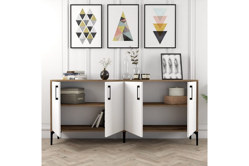 Apupöytä Merkesa 180 cm - Pähkinä - Huonekalut - Pöytä & ruokailuryhmä - Apupöytä & sivupöytä - Konsolipöytä