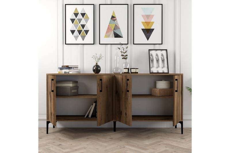 Apupöytä Merkesa 180 cm - Pähkinä - Huonekalut - Pöytä & ruokailuryhmä - Apupöytä & sivupöytä - Konsolipöytä