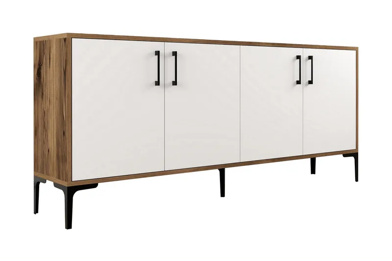 Apupöytä Merkesa 180 cm, Pähkinä