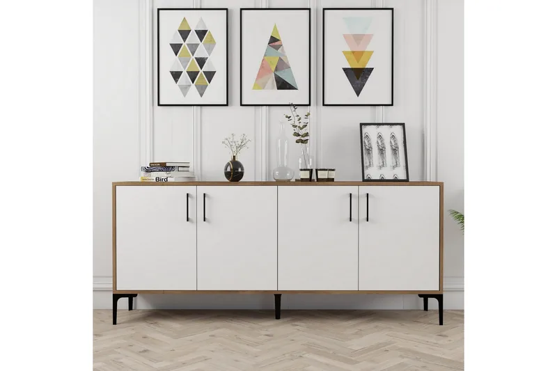 Apupöytä Merkesa 180 cm - Pähkinä - Huonekalut - Pöytä & ruokailuryhmä - Apupöytä & sivupöytä - Konsolipöytä