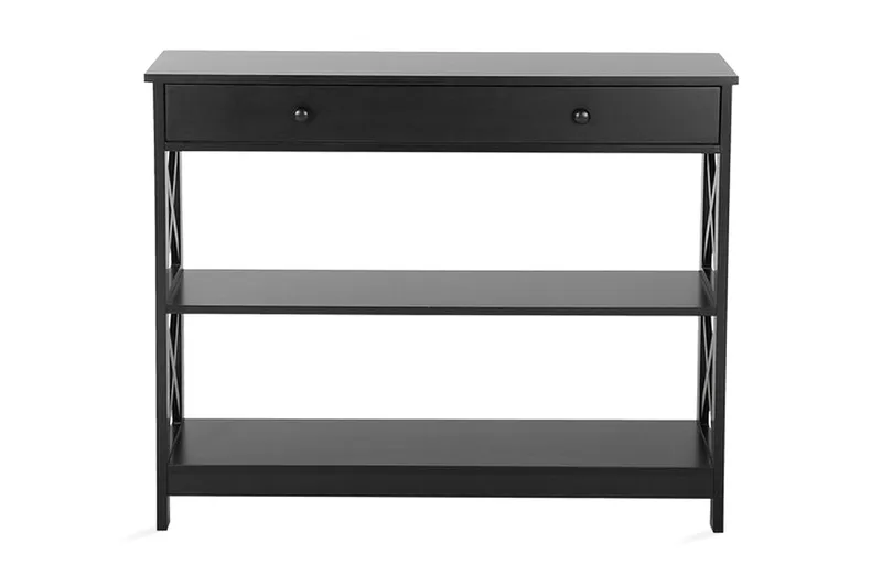 Apupöytä Montgomery 100 cm, Musta