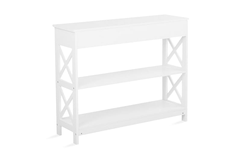 Apupöytä Montgomery 100 cm, Valkoinen