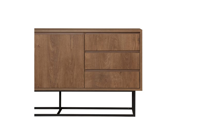 Apupöytä Ruba 140 cm - Tummanruskea/Musta - Huonekalut - Pöytä & ruokailuryhmä - Apupöytä & sivupöytä - Konsolipöytä