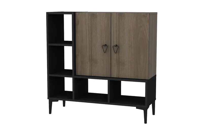 Apupöytä Urgby 100x100 cm, Musta