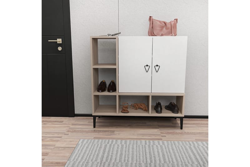 Apupöytä Urgby 100x100 cm - Valkoinen - Huonekalut - Pöytä & ruokailuryhmä - Apupöytä & sivupöytä - Konsolipöytä