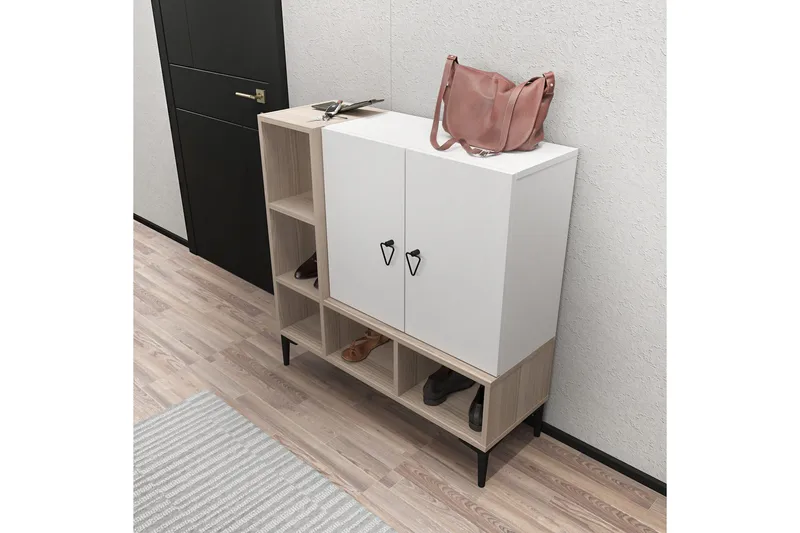 Apupöytä Urgby 100x100 cm - Valkoinen - Huonekalut - Pöytä & ruokailuryhmä - Apupöytä & sivupöytä - Konsolipöytä