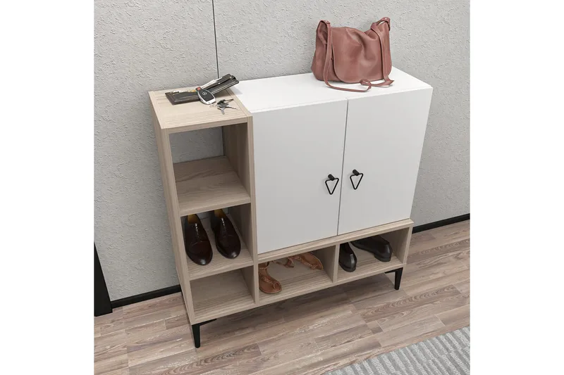 Apupöytä Urgby 100x100 cm - Valkoinen - Huonekalut - Pöytä & ruokailuryhmä - Apupöytä & sivupöytä - Konsolipöytä