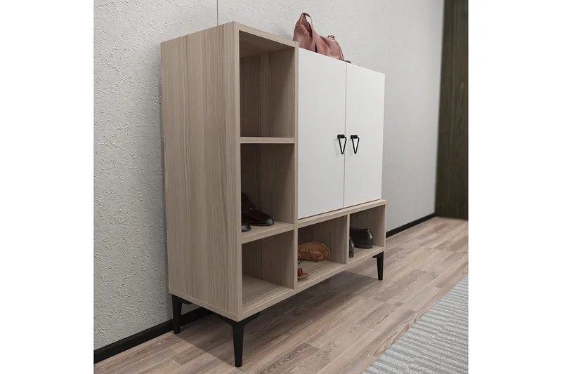 Apupöytä Urgby 100x100 cm - Valkoinen - Huonekalut - Pöytä & ruokailuryhmä - Apupöytä & sivupöytä - Konsolipöytä