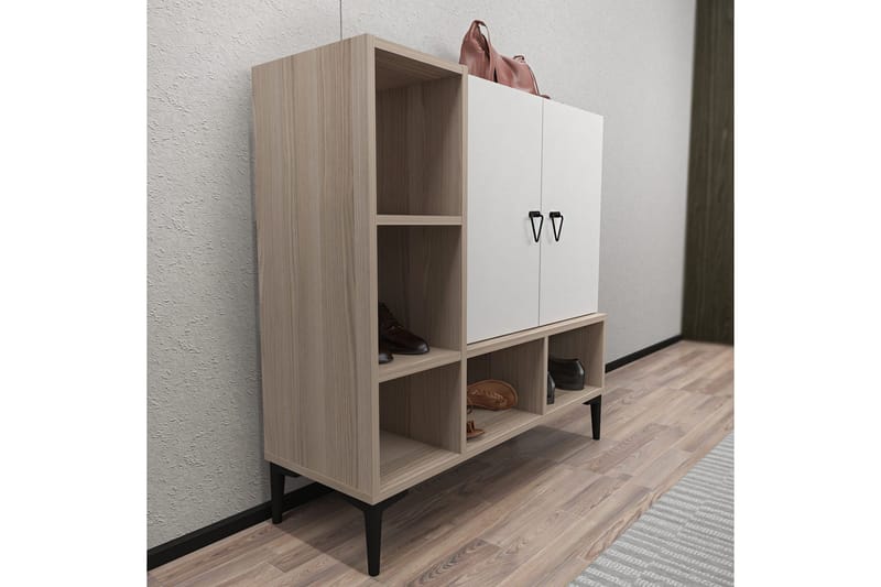 Apupöytä Urgby 100x100 cm - Valkoinen - Huonekalut - Pöytä & ruokailuryhmä - Apupöytä & sivupöytä - Konsolipöytä