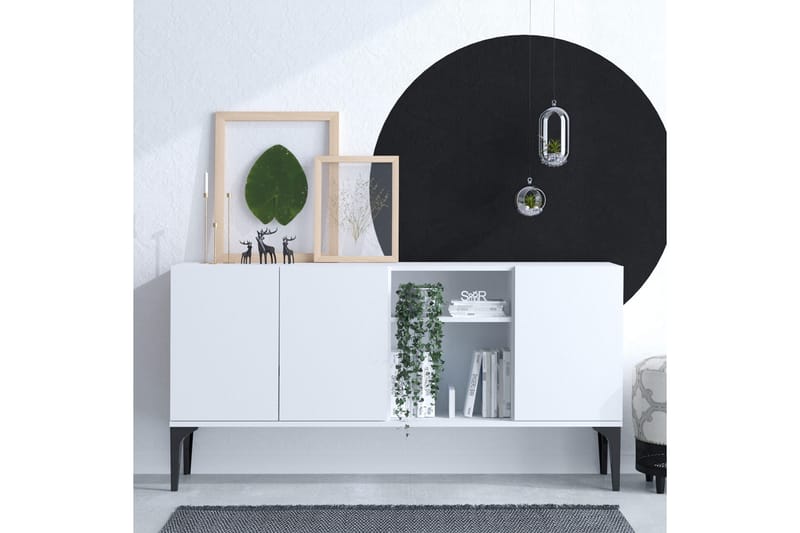Apupöytä Urgby 120x80 cm - Valkoinen - Huonekalut - Pöytä & ruokailuryhmä - Apupöytä & sivupöytä - Konsolipöytä