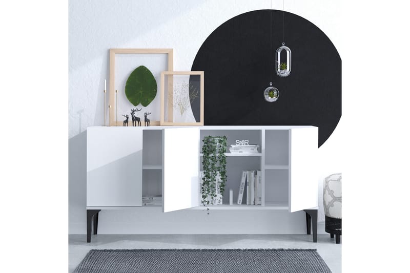 Apupöytä Urgby 120x80 cm - Valkoinen - Huonekalut - Pöytä & ruokailuryhmä - Apupöytä & sivupöytä - Konsolipöytä