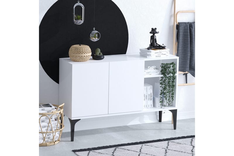 Apupöytä Urgby 120x80 cm - Valkoinen - Huonekalut - Pöytä & ruokailuryhmä - Apupöytä & sivupöytä - Konsolipöytä