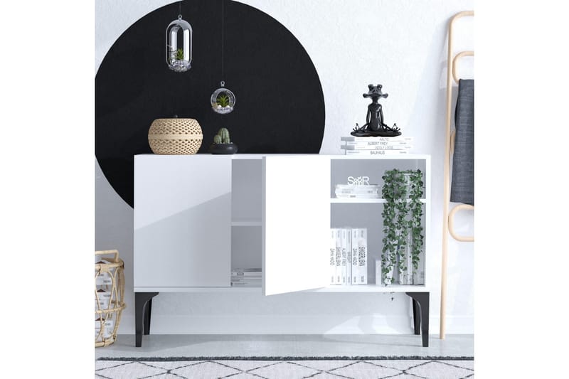 Apupöytä Urgby 120x80 cm - Valkoinen - Huonekalut - Pöytä & ruokailuryhmä - Apupöytä & sivupöytä - Konsolipöytä