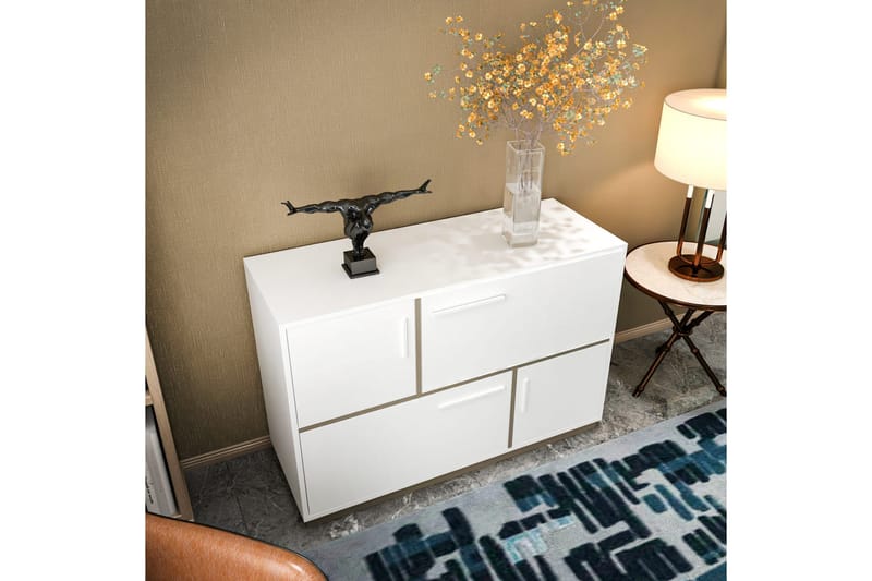 Apupöytä Urgby 120x81,6 cm - Valkoinen - Huonekalut - Pöytä & ruokailuryhmä - Apupöytä & sivupöytä - Konsolipöytä