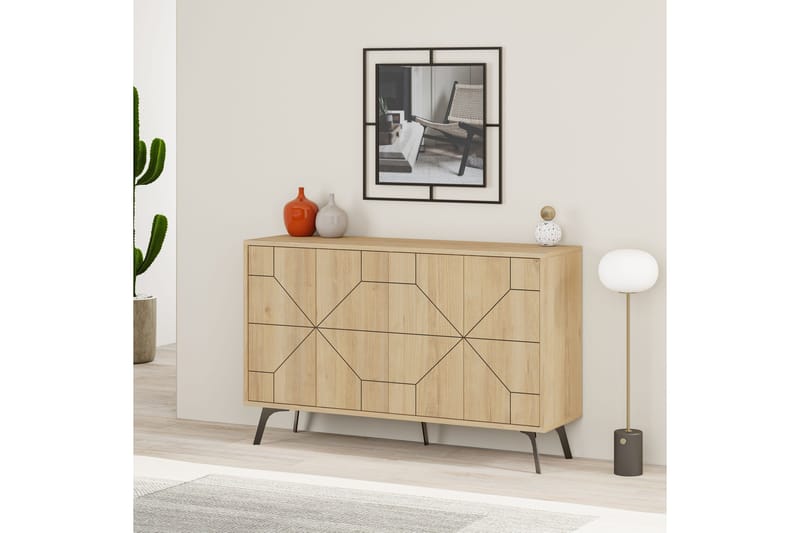 Apupöytä Urgby 123x62,4 cm - Ruskea - Huonekalut - Pöytä & ruokailuryhmä - Apupöytä & sivupöytä - Konsolipöytä