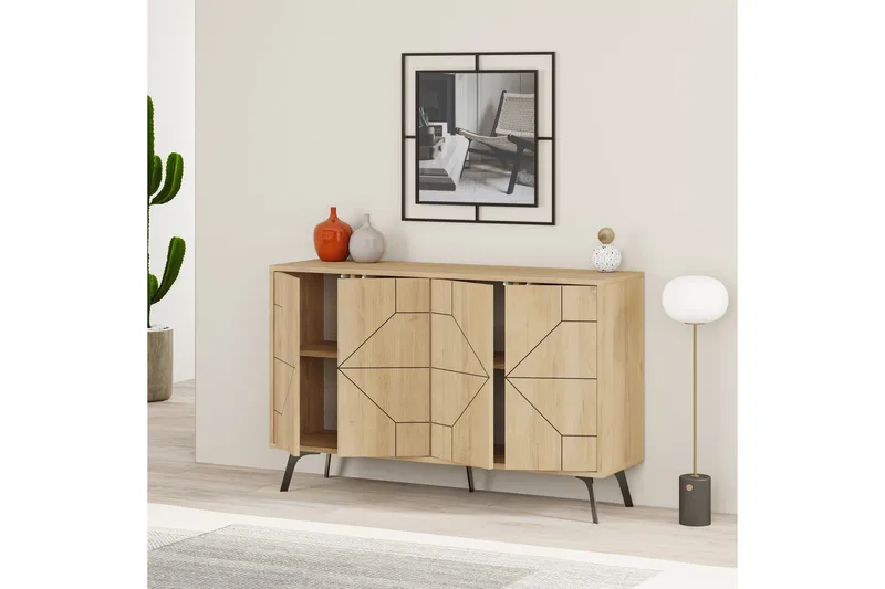 Apupöytä Urgby 123x62,4 cm - Ruskea - Huonekalut - Pöytä & ruokailuryhmä - Apupöytä & sivupöytä - Konsolipöytä