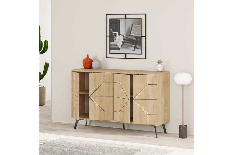 Apupöytä Urgby 123x62,4 cm - Ruskea - Huonekalut - Pöytä & ruokailuryhmä - Apupöytä & sivupöytä - Konsolipöytä