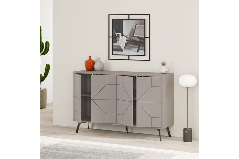 Apupöytä Urgby 123x62,4 cm - Ruskea - Huonekalut - Pöytä & ruokailuryhmä - Apupöytä & sivupöytä - Konsolipöytä