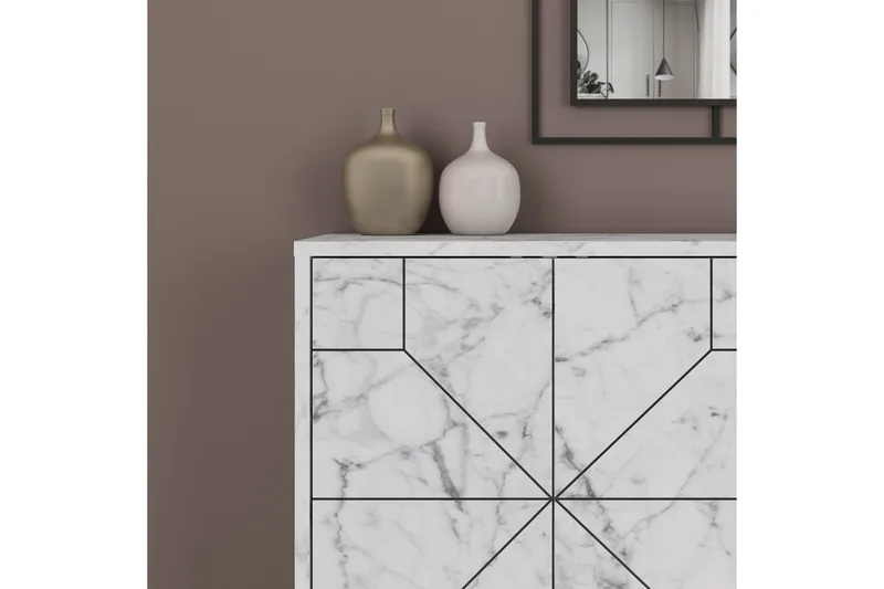 Apupöytä Urgby 123x62,4 cm - Valkoinen - Huonekalut - Pöytä & ruokailuryhmä - Apupöytä & sivupöytä - Konsolipöytä