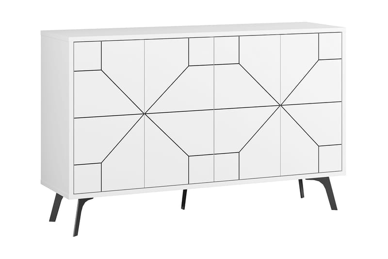 Apupöytä Urgby 123x62,4 cm - Valkoinen - Huonekalut - Pöytä & ruokailuryhmä - Apupöytä & sivupöytä - Konsolipöytä