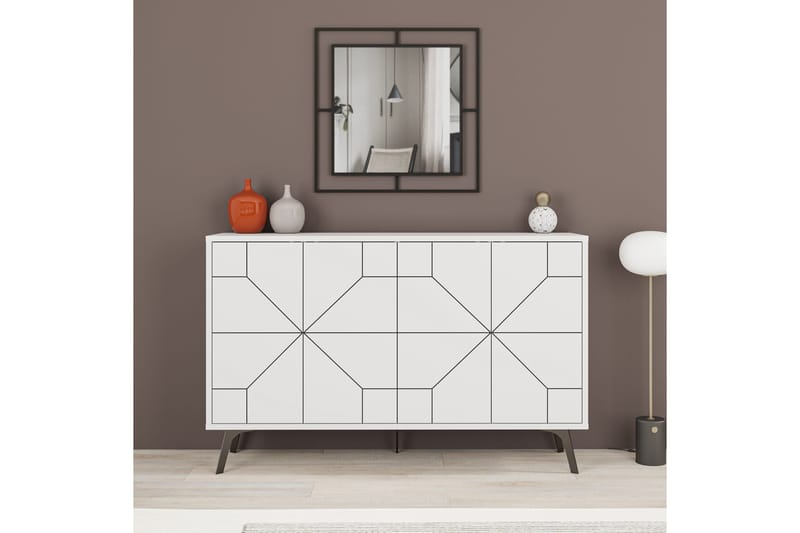 Apupöytä Urgby 123x62,4 cm - Valkoinen - Huonekalut - Pöytä & ruokailuryhmä - Apupöytä & sivupöytä - Konsolipöytä