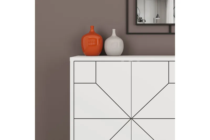 Apupöytä Urgby 123x62,4 cm - Valkoinen - Huonekalut - Pöytä & ruokailuryhmä - Apupöytä & sivupöytä - Konsolipöytä