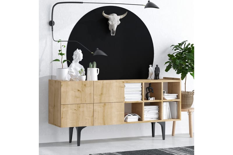 Apupöytä Urgby 150x75 cm - Sininen - Huonekalut - Pöytä & ruokailuryhmä - Apupöytä & sivupöytä - Konsolipöytä