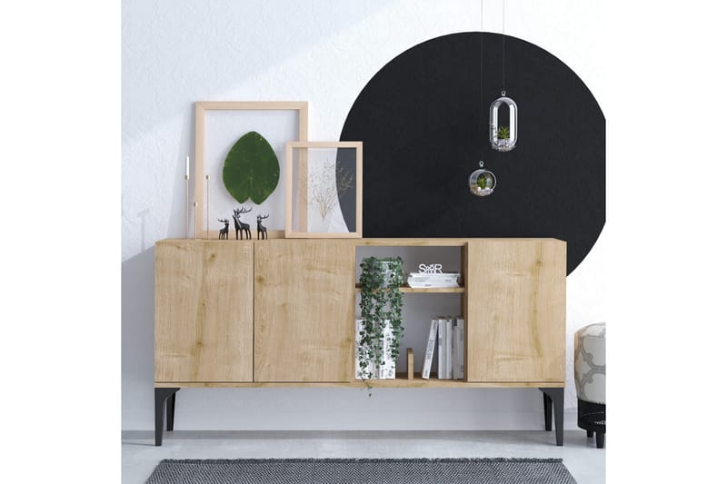 Apupöytä Urgby 150x80 cm - Sininen - Huonekalut - Pöytä & ruokailuryhmä - Apupöytä & sivupöytä - Konsolipöytä
