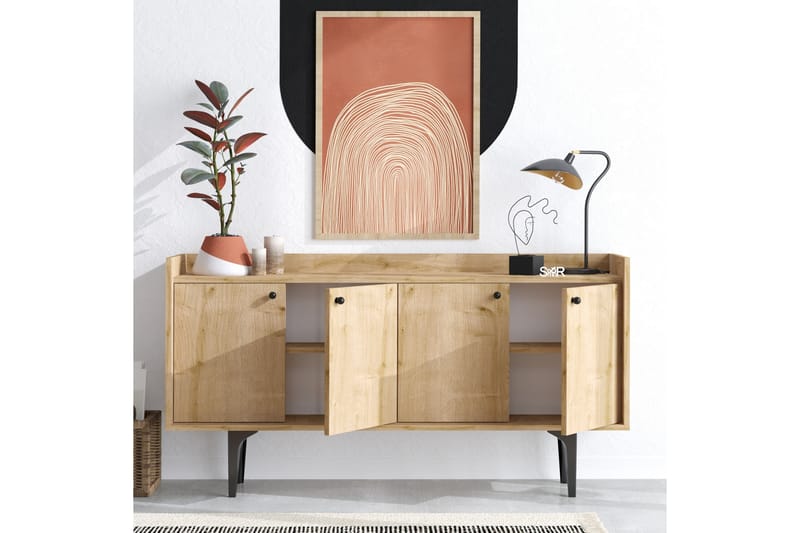 Apupöytä Urgby 150x80 cm - Sininen - Huonekalut - Pöytä & ruokailuryhmä - Apupöytä & sivupöytä - Konsolipöytä